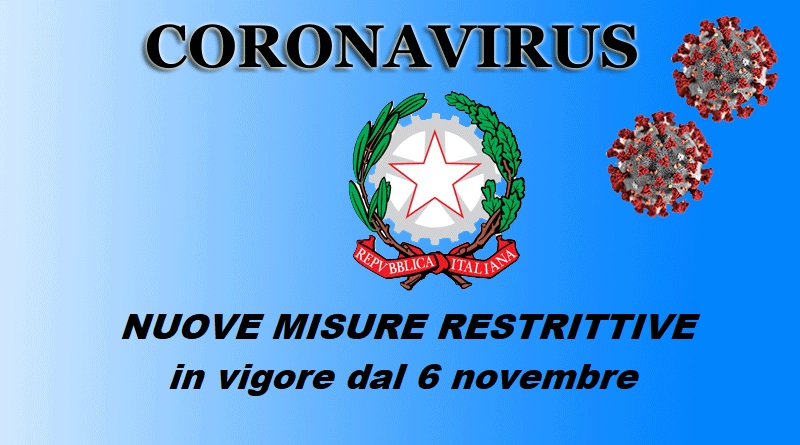 Coronavirus: Firmato Il Nuovo Dpcm In Vigore Da Domani 6 Novembre ...